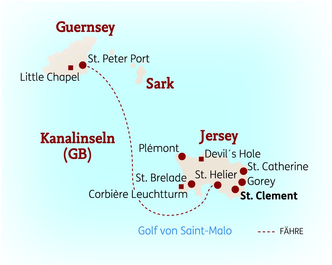 Ausflug nach Guernsey – Jersey & Guernsey: Impressionen