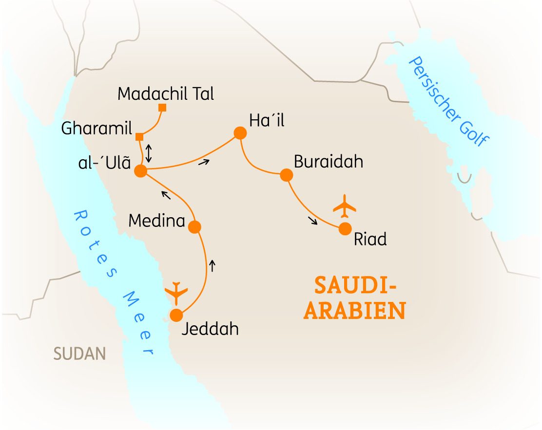 Riad – Saudi Arabien: Höhepunkte