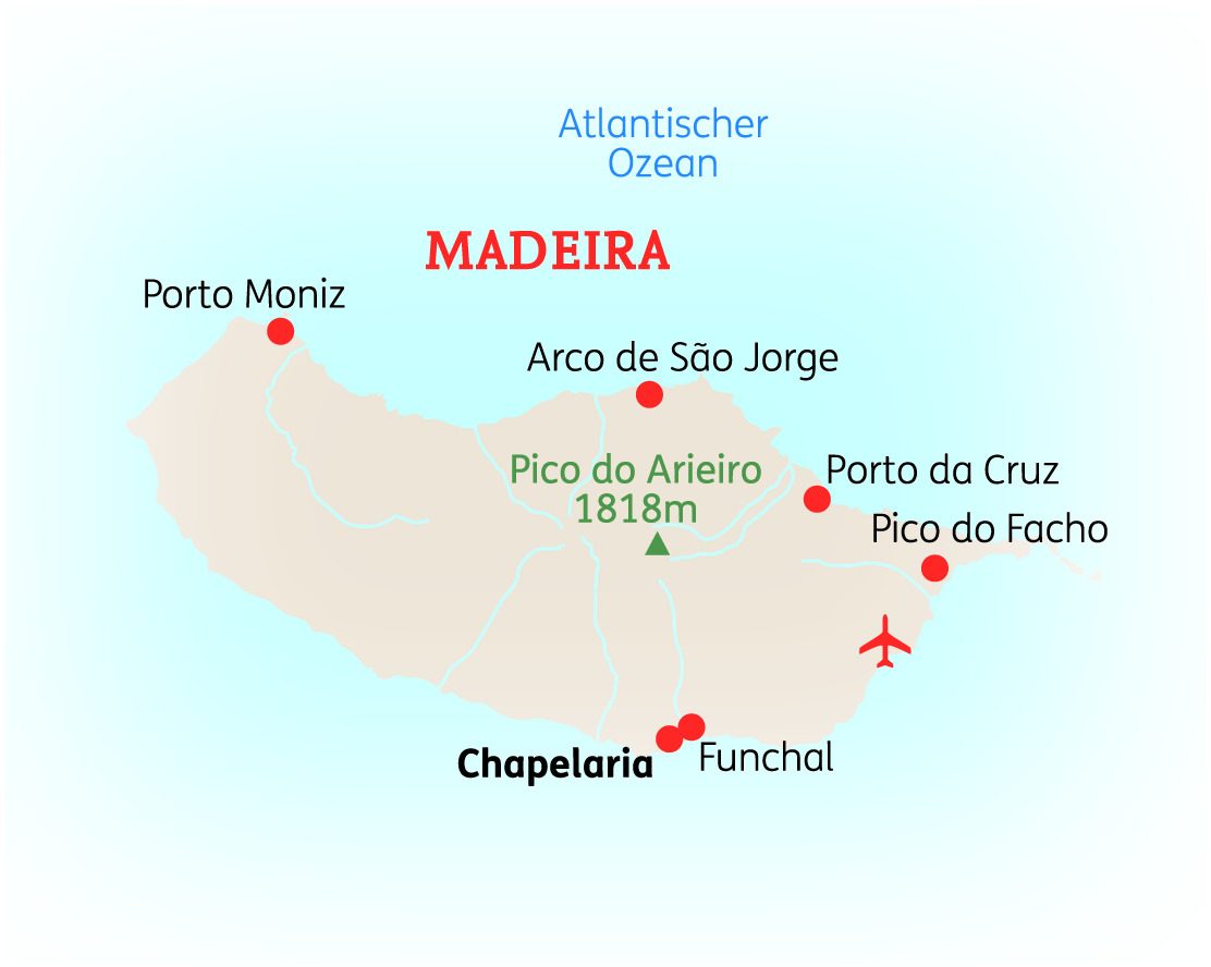 Madeira: Wandern ab Funchal