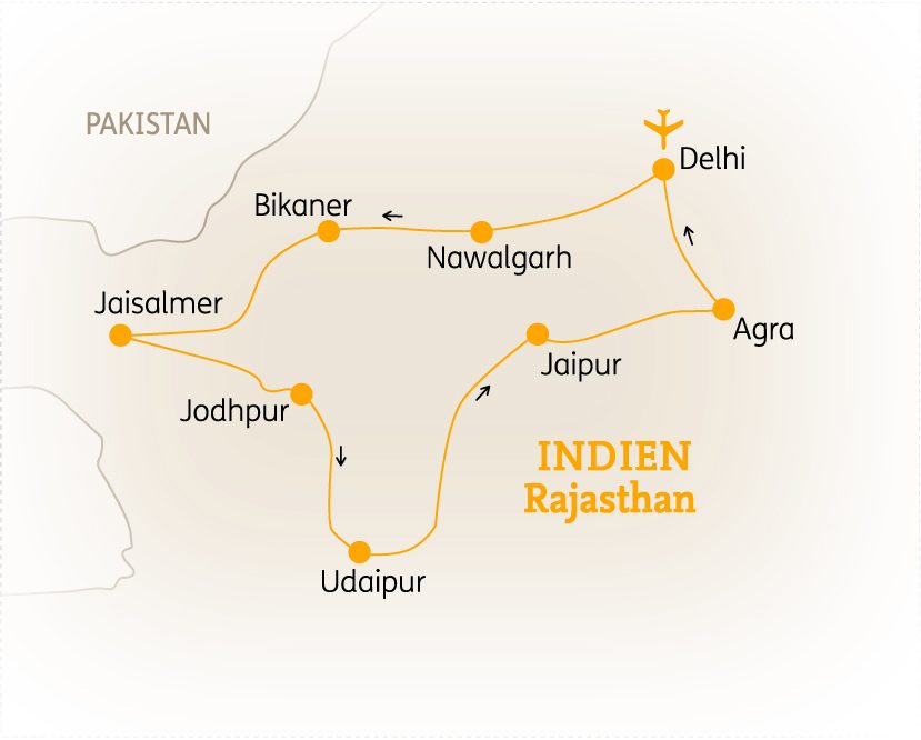 Jodhpur – Ranakpur – Udaipur – Indien: Höhepunkte Rajasthans